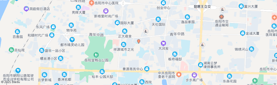 岳阳土桥小学_公交站地图_岳阳公交_妙搜公交查询2024