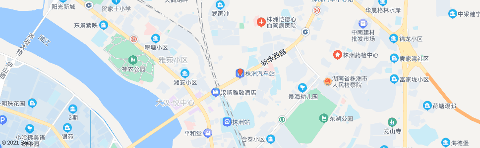 株洲车站路口_公交站地图_株洲公交_妙搜公交查询2024