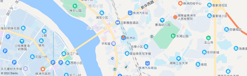 株洲车站西路(火车站)_公交站地图_株洲公交_妙搜公交查询2024