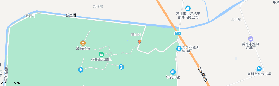 常州黄山村_公交站地图_常州公交_妙搜公交查询2024