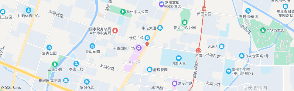 常州通江路河海路(B)_公交站地图_常州公交_妙搜公交查询2024