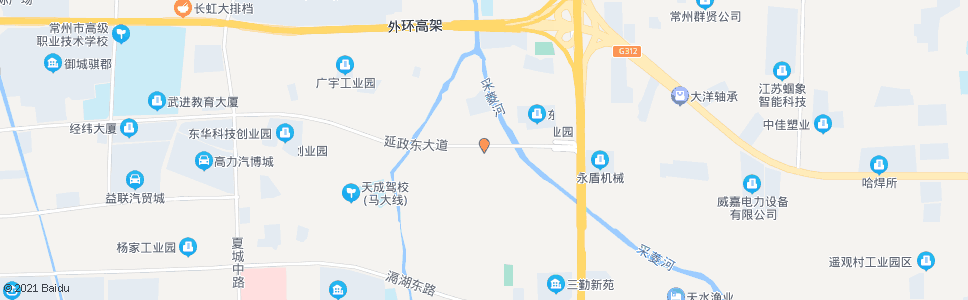常州采菱港桥_公交站地图_常州公交_妙搜公交查询2024