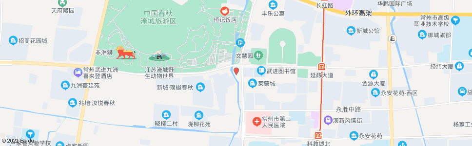 常州淹城公交枢纽_公交站地图_常州公交_妙搜公交查询2024