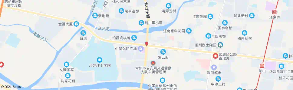 常州长江路中吴大道_公交站地图_常州公交_妙搜公交查询2024