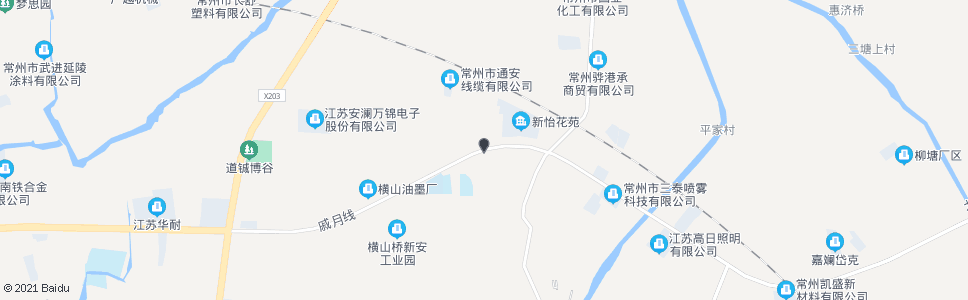 常州新安村委_公交站地图_常州公交_妙搜公交查询2024