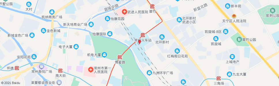 常州周成桥_公交站地图_常州公交_妙搜公交查询2024