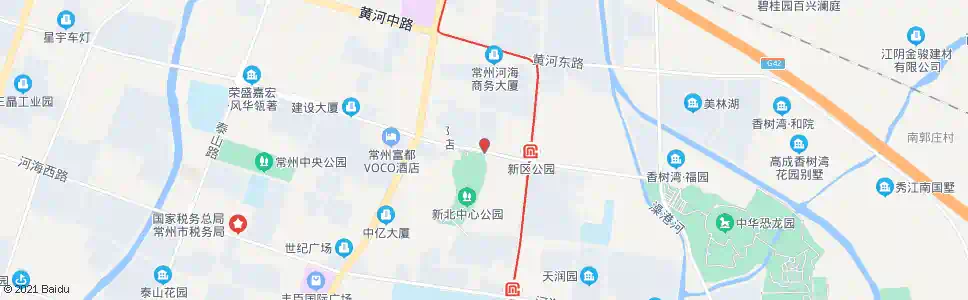 常州庐山路汉江路_公交站地图_常州公交_妙搜公交查询2024