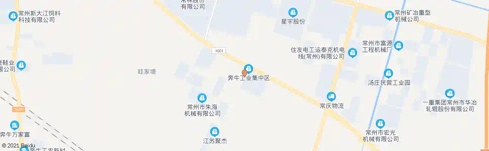 常州奔牛工业集中区_公交站地图_常州公交_妙搜公交查询2024