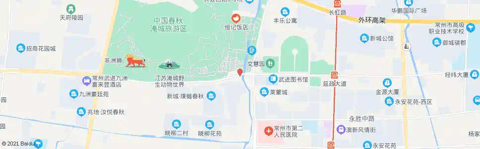 常州延政大道兰陵路_公交站地图_常州公交_妙搜公交查询2024