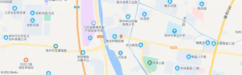 常州美吉特家居_公交站地图_常州公交_妙搜公交查询2024