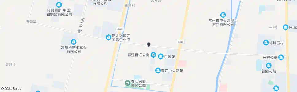 常州谈家村(春江镇)_公交站地图_常州公交_妙搜公交查询2024