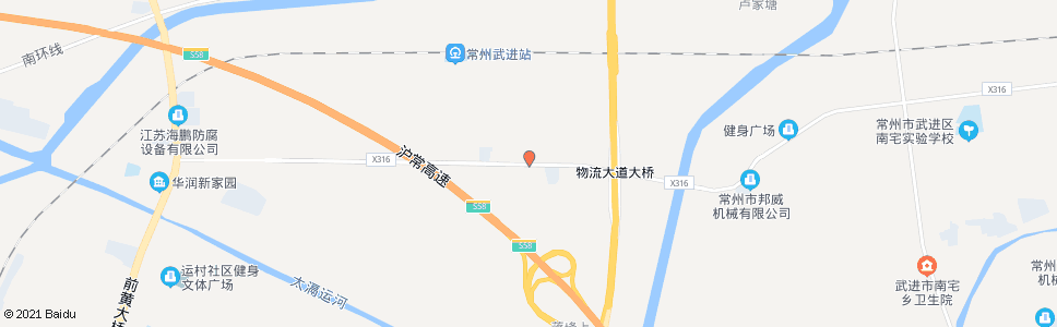 常州农场村_公交站地图_常州公交_妙搜公交查询2024