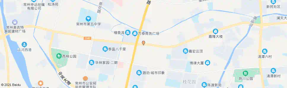 常州怀德路龙江路_公交站地图_常州公交_妙搜公交查询2024