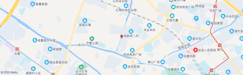 常州西新桥二村_公交站地图_常州公交_妙搜公交查询2024