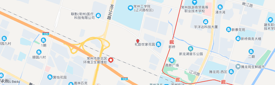 常州辽河路新龙路_公交站地图_常州公交_妙搜公交查询2024