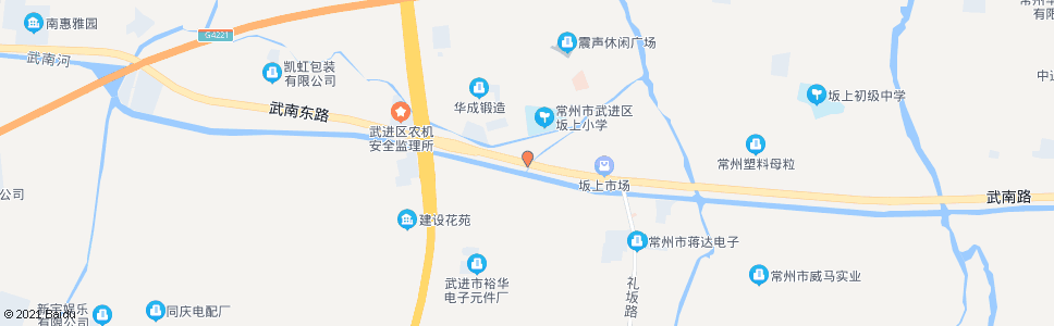 常州坂上西_公交站地图_常州公交_妙搜公交查询2024