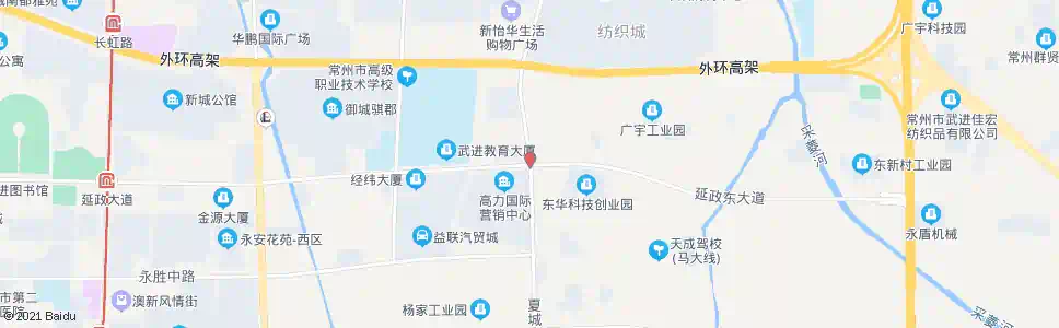 常州丽华路延政大道_公交站地图_常州公交_妙搜公交查询2024