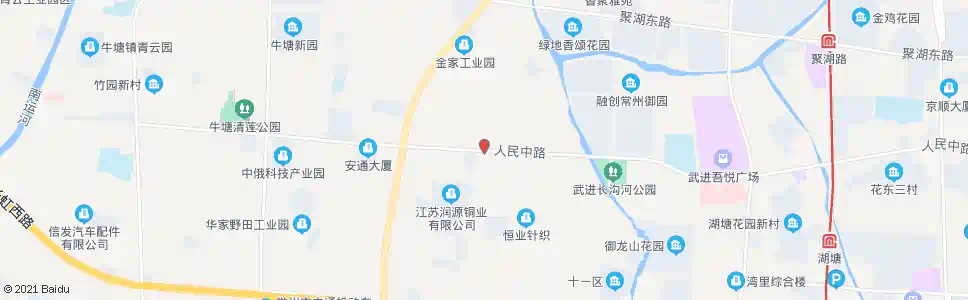 常州人民路西园路_公交站地图_常州公交_妙搜公交查询2024