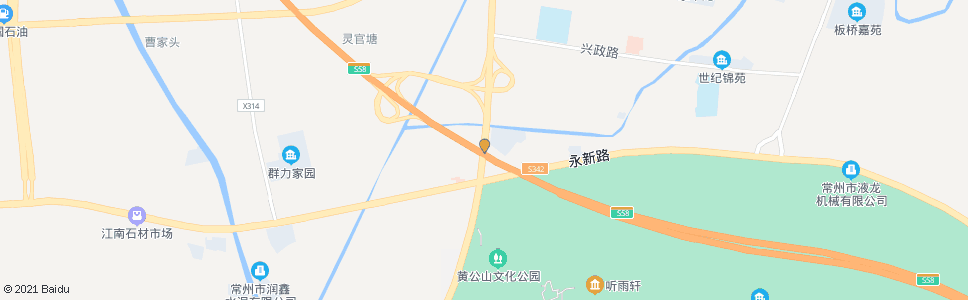 常州潘家桥西_公交站地图_常州公交_妙搜公交查询2024