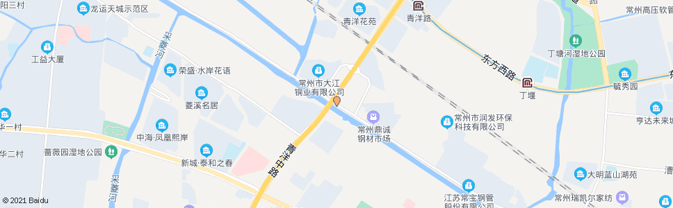 常州青洋运河大桥(北)_公交站地图_常州公交_妙搜公交查询2024