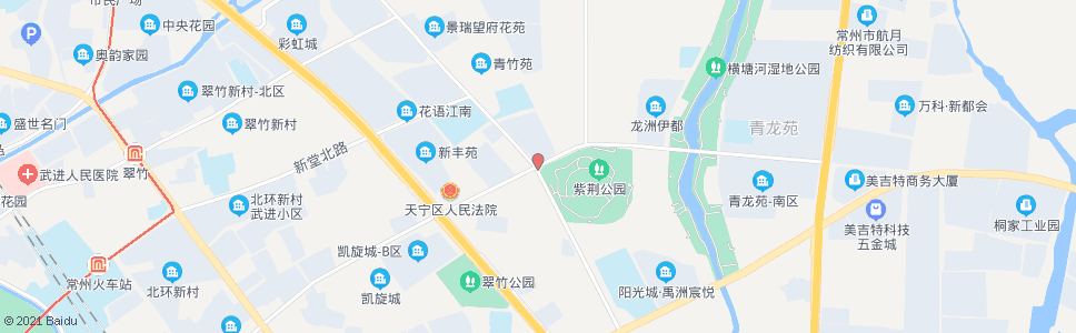 常州龙锦路竹林路_公交站地图_常州公交_妙搜公交查询2024