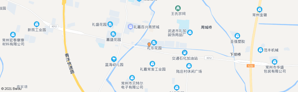 常州潘家桥东_公交站地图_常州公交_妙搜公交查询2024