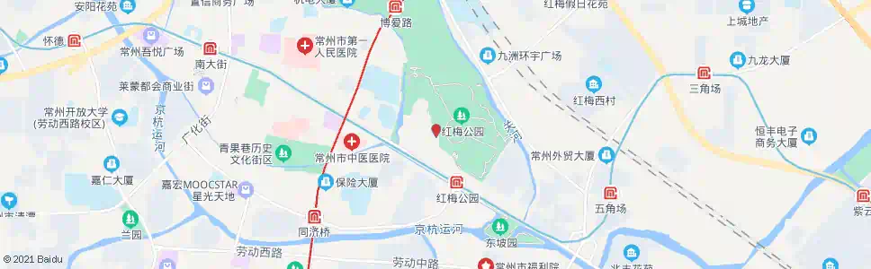 常州红梅公交中心站_公交站地图_常州公交_妙搜公交查询2024