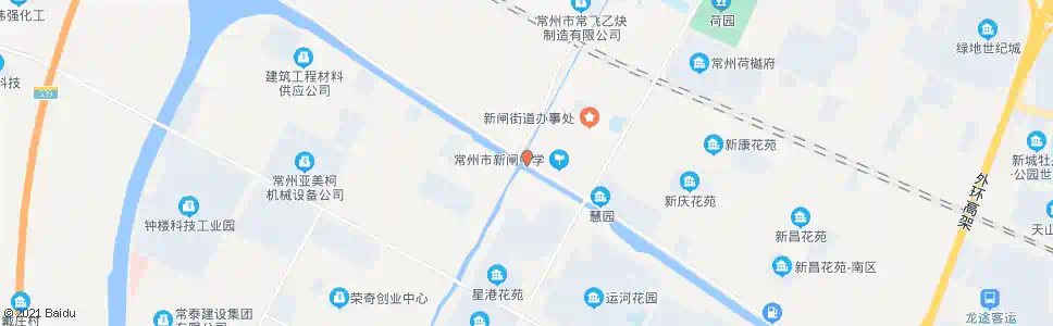 常州新闸西_公交站地图_常州公交_妙搜公交查询2024