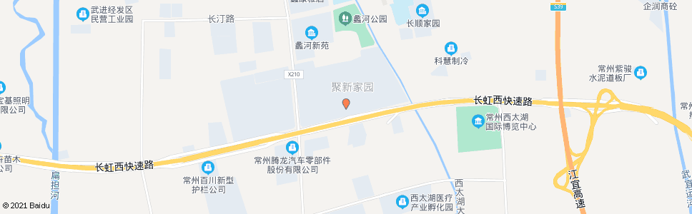 常州聚新家园_公交站地图_常州公交_妙搜公交查询2024