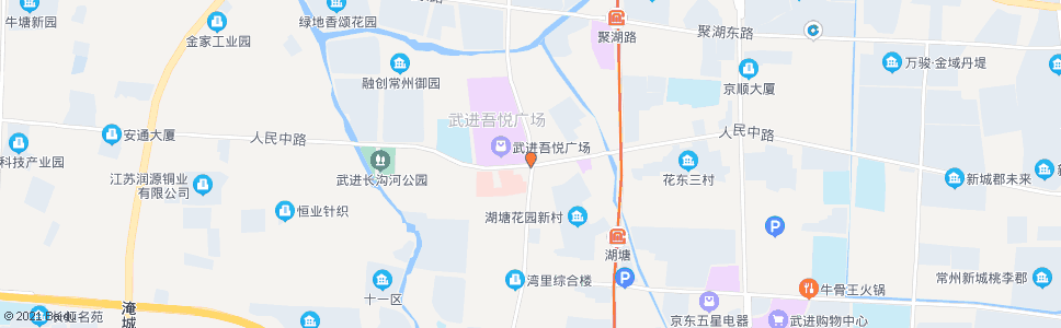 常州兰陵路人民路(b)_公交站地图_常州公交_妙搜公交查询2024