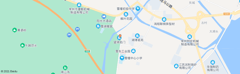 常州雪东村委_公交站地图_常州公交_妙搜公交查询2024