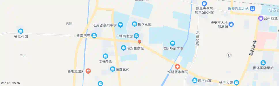 淮安淮三路_公交站地图_淮安公交_妙搜公交查询2024