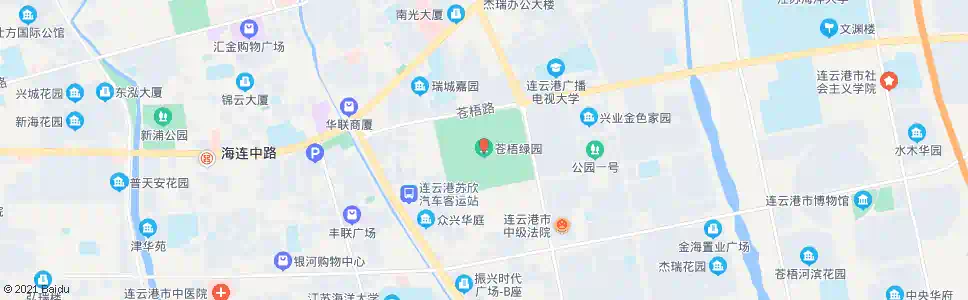 连云港苍梧绿园_公交站地图_连云港公交_妙搜公交查询2024