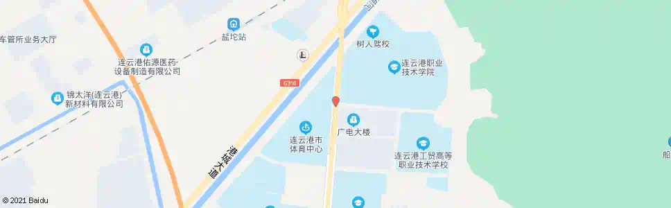 连云港体育中心东_公交站地图_连云港公交_妙搜公交查询2024