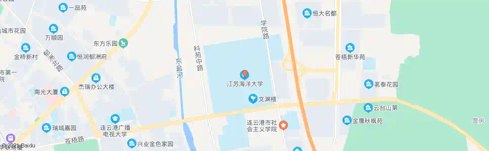 连云港淮海工学院_公交站地图_连云港公交_妙搜公交查询2024