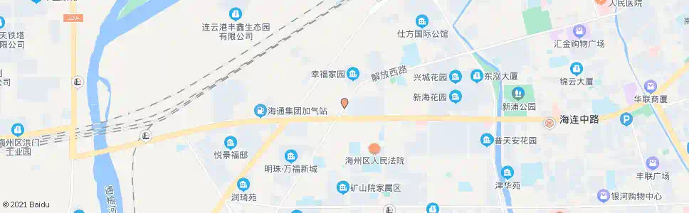 连云港幸福广场(北)_公交站地图_连云港公交_妙搜公交查询2024