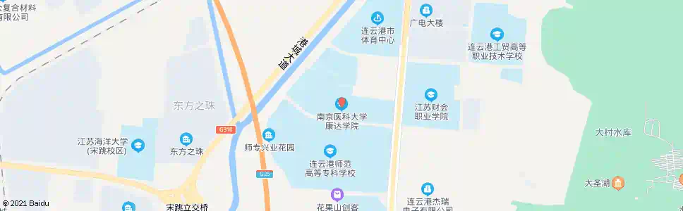 连云港康达学院_公交站地图_连云港公交_妙搜公交查询2024