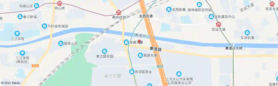 南京左岸名苑_公交站地图_南京公交_妙搜公交查询2024