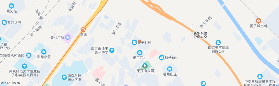 南京扬子五村_公交站地图_南京公交_妙搜公交查询2024