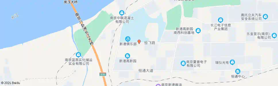 南京恒飞路兴文路_公交站地图_南京公交_妙搜公交查询2024