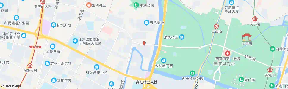 南京集庆门大桥西_公交站地图_南京公交_妙搜公交查询2024