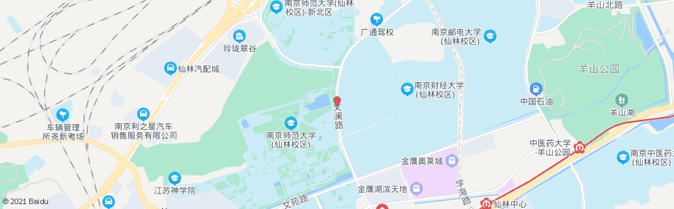 南京文澜路_公交站地图_南京公交_妙搜公交查询2024