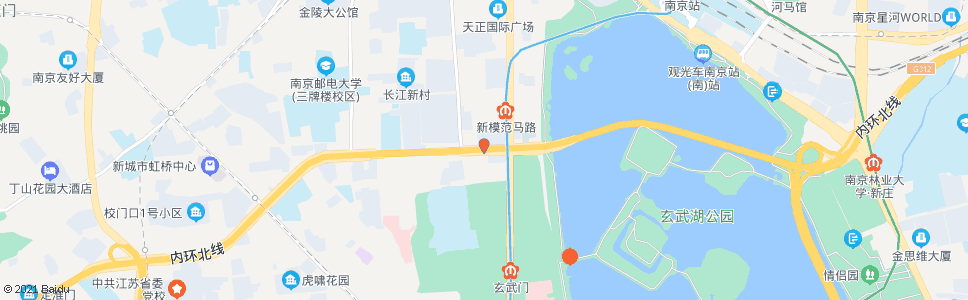 南京新模范马路东_公交站地图_南京公交_妙搜公交查询2024