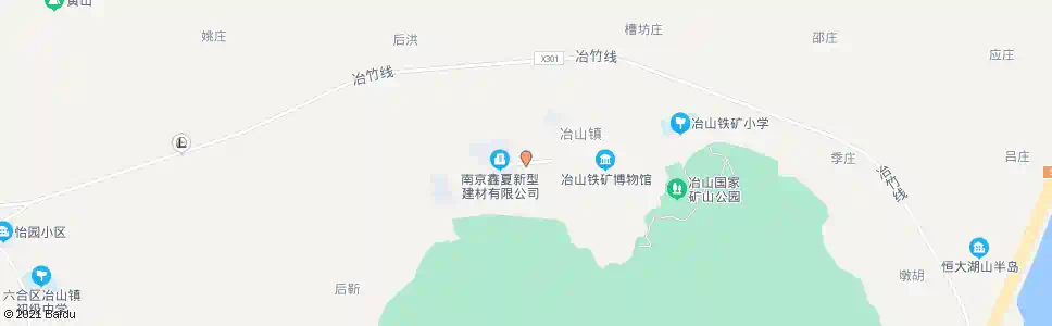 南京冶山商业街_公交站地图_南京公交_妙搜公交查询2024