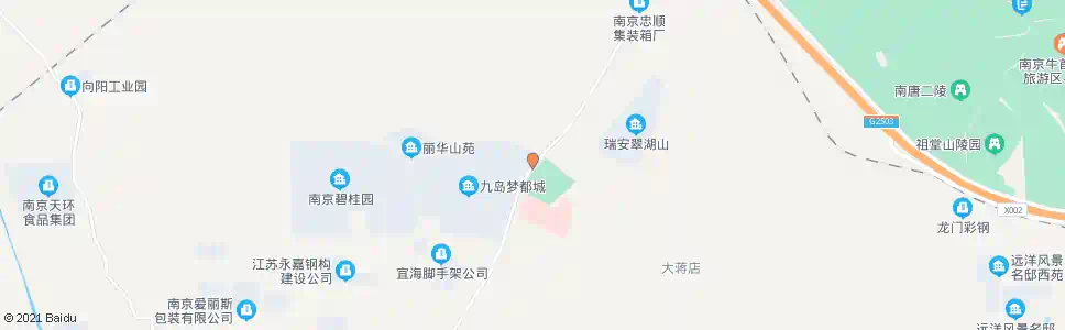 南京千盛农庄_公交站地图_南京公交_妙搜公交查询2024