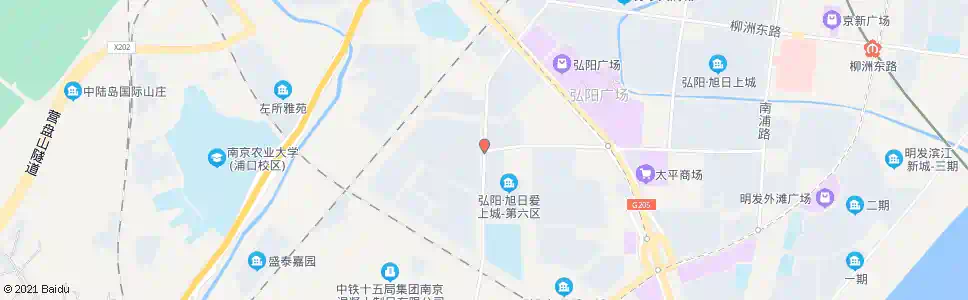 南京柳洲北路泰达路_公交站地图_南京公交_妙搜公交查询2024