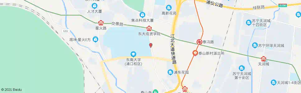 南京高新路东大路_公交站地图_南京公交_妙搜公交查询2024