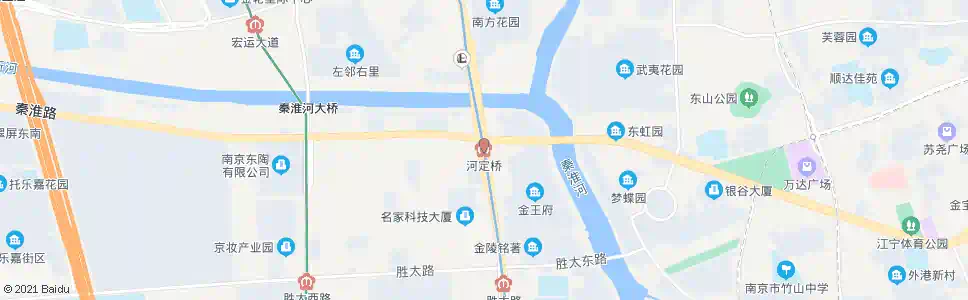 南京河定桥站_公交站地图_南京公交_妙搜公交查询2024