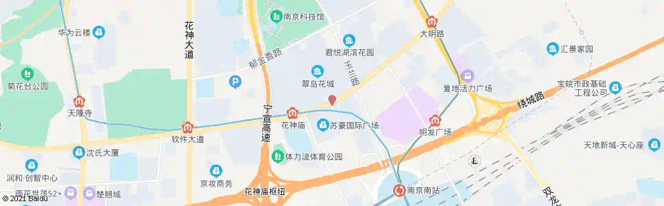 南京翠岛花城_公交站地图_南京公交_妙搜公交查询2024