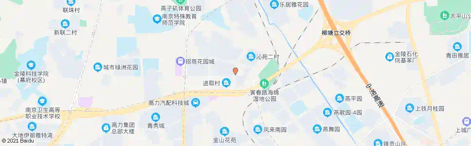 南京化纤新村_公交站地图_南京公交_妙搜公交查询2024